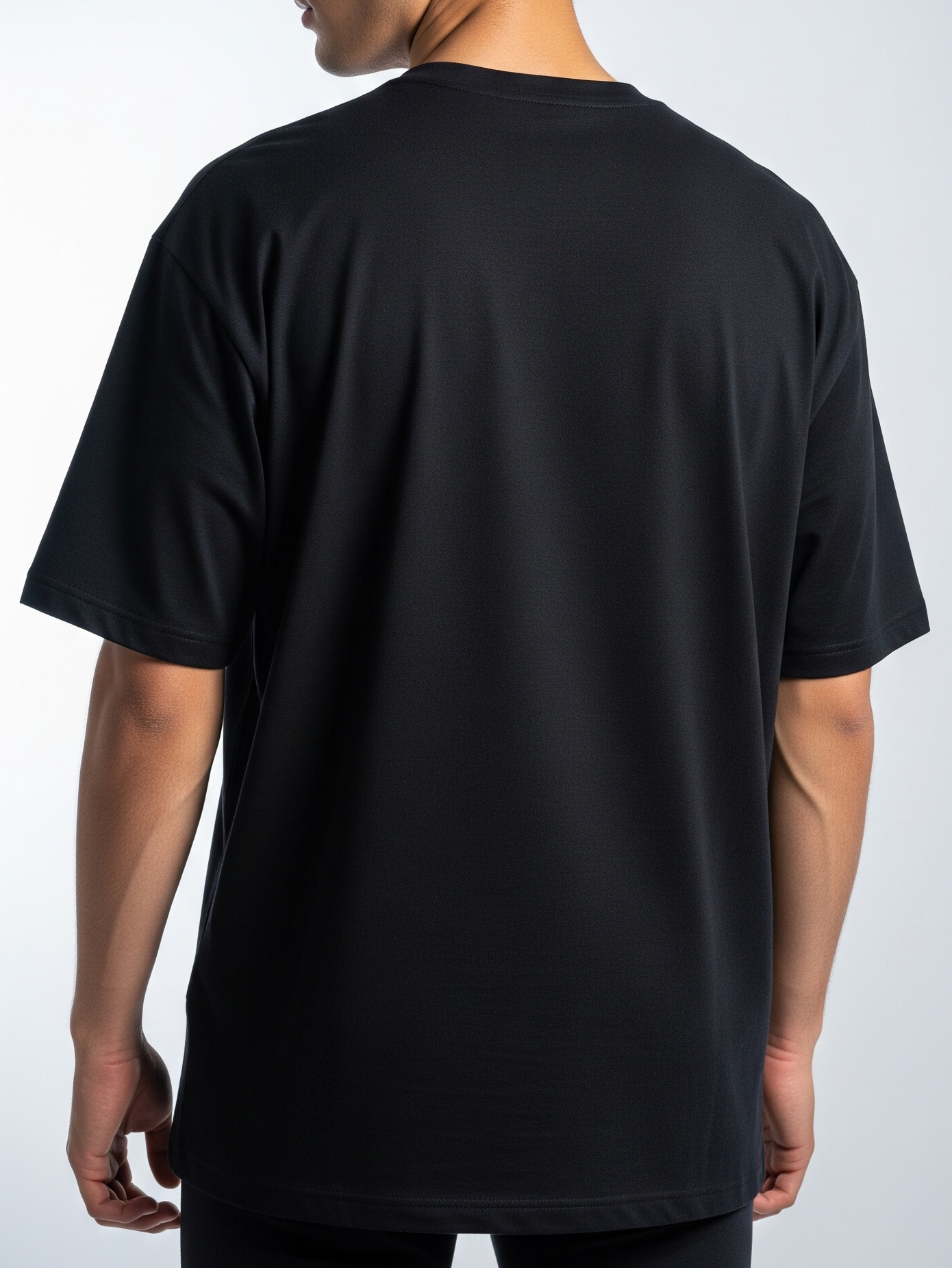 Plain Drop Shoulder Cotton Tee